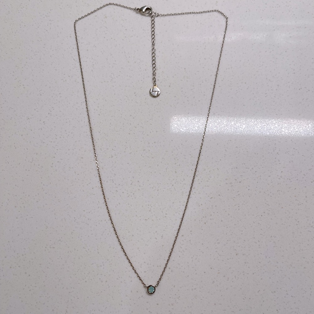 December Birthstone Dainty Necklace